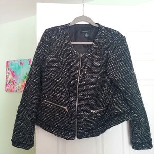 Cynthia Rowley tweed blazer